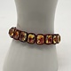 Biba Armbandje Biba goud/rood/bruin kristal