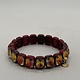 Biba Armbandje Biba goud/rood/bruin kristal