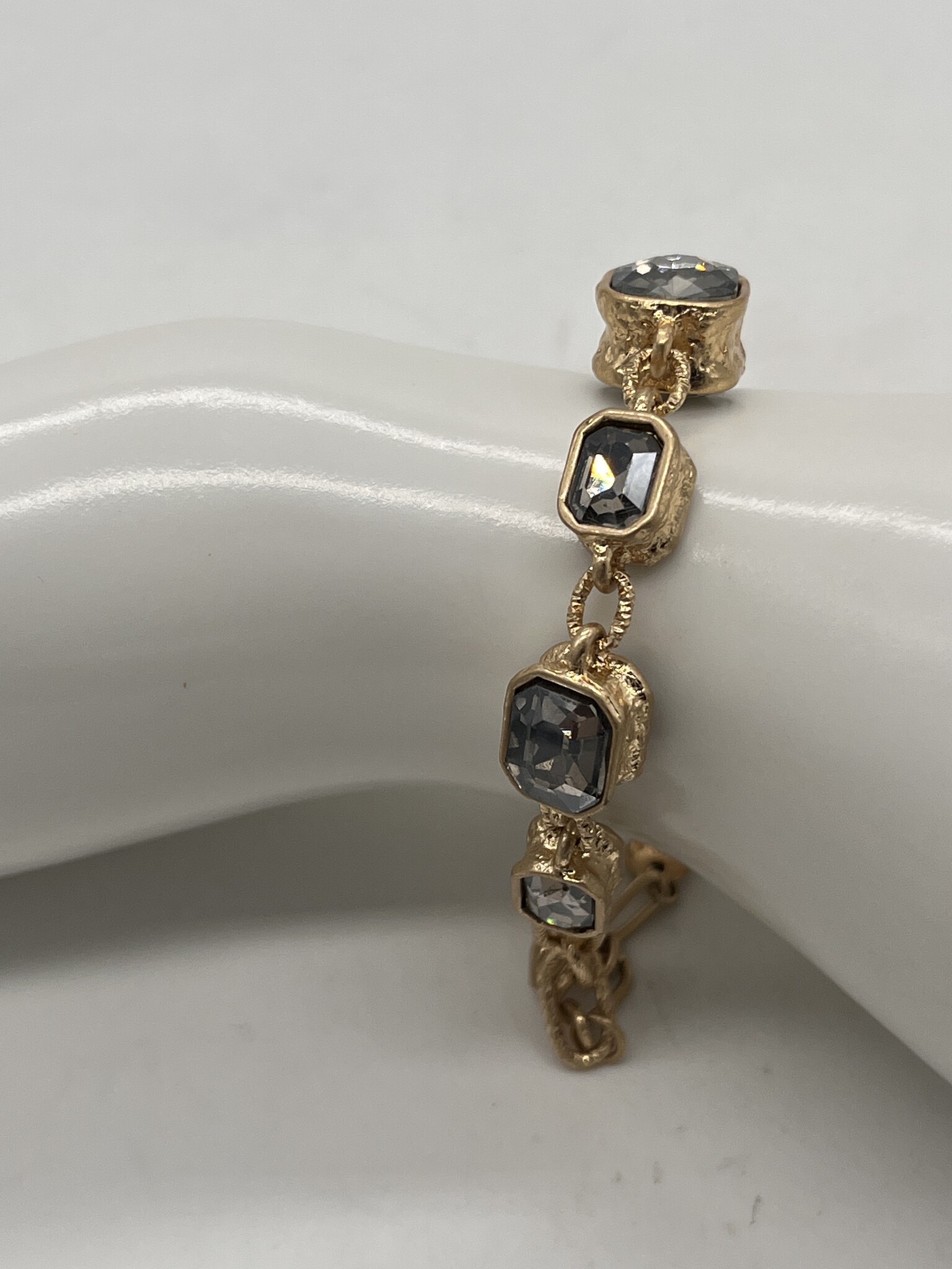 Biba Armbandje Biba goud/grijs