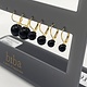 Biba Oorbellen Biba goud/zwart