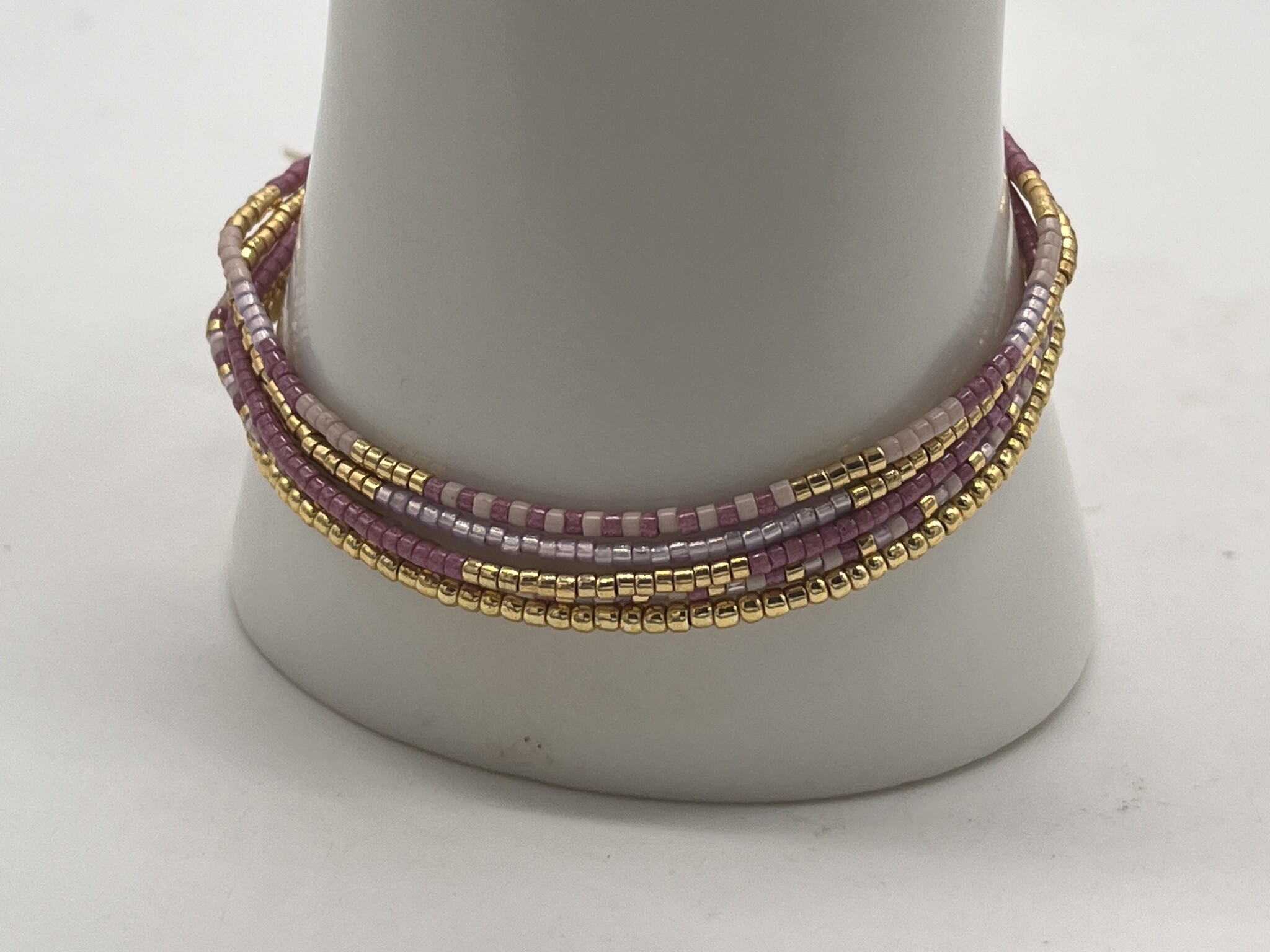 Biba Armbandje Biba goud/roze