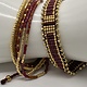 Biba Oorbellen Biba goud/rood