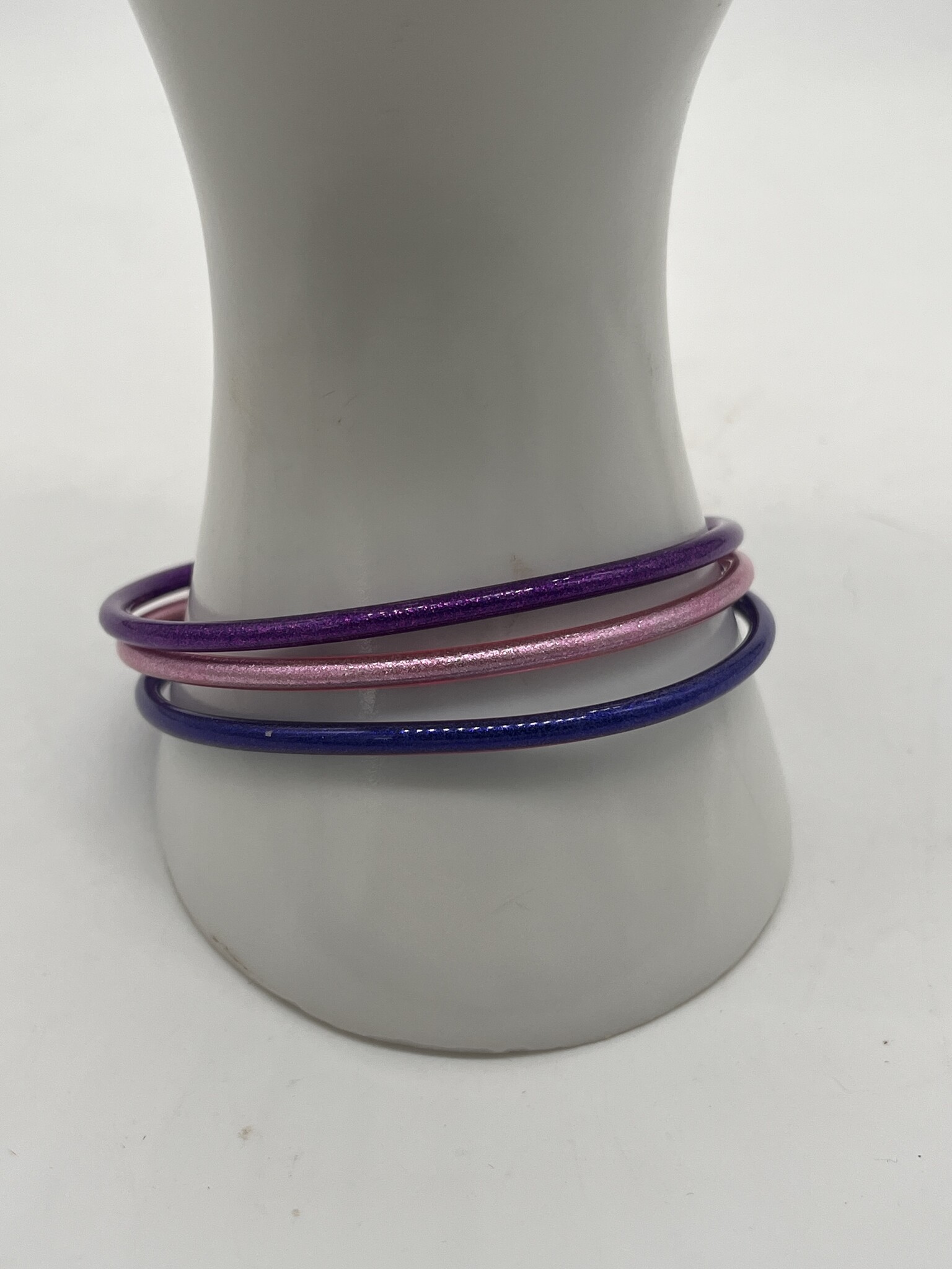 Biba Armbandjes Biba goud/paars lila roze