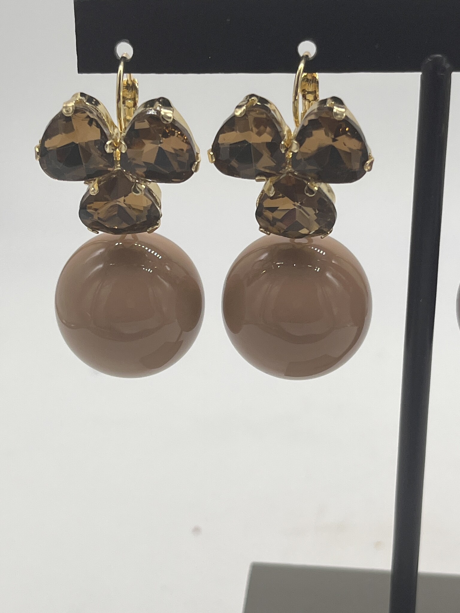 Biba Oorbellen Biba goud/beige