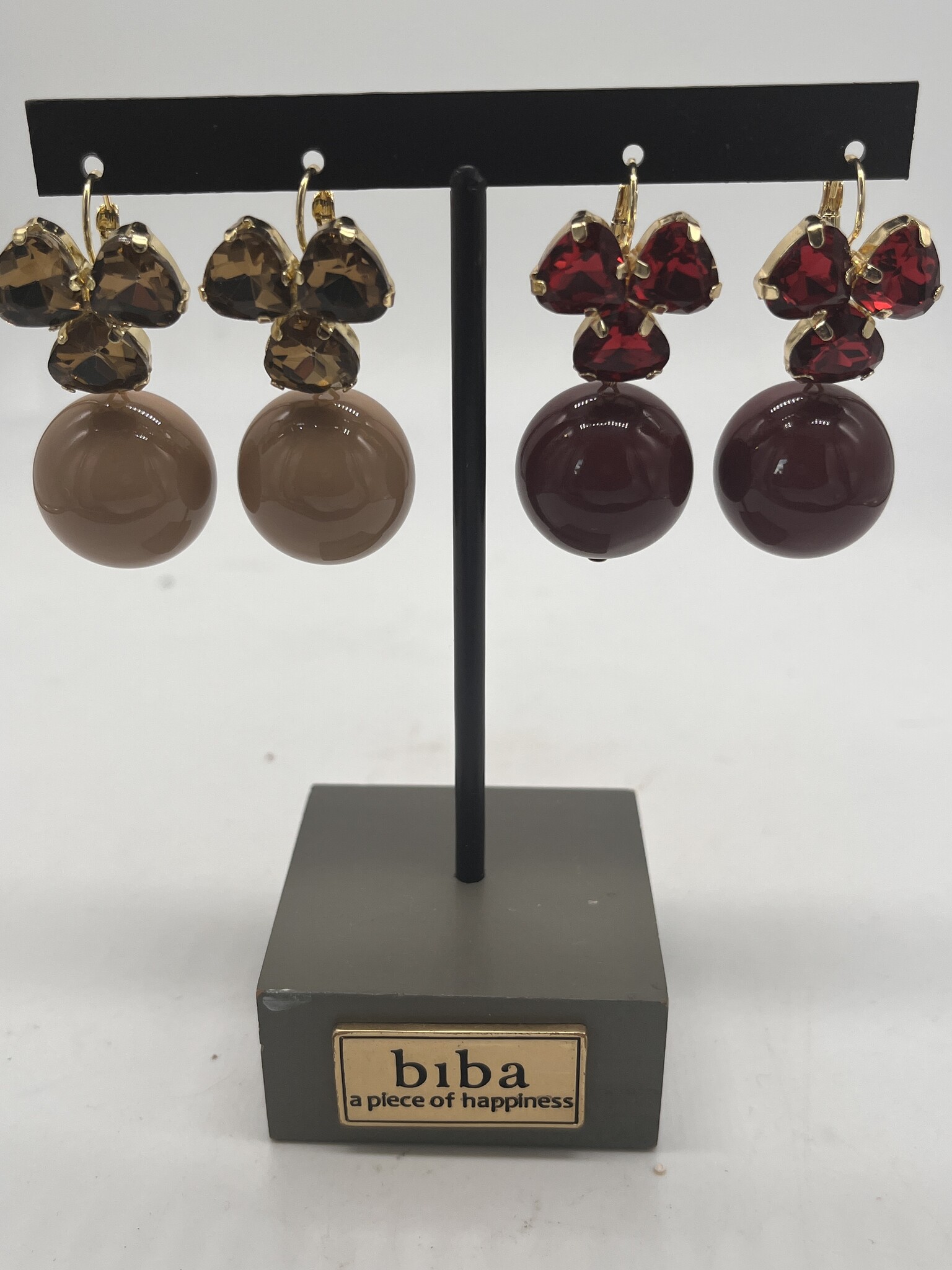 Biba Oorbellen Biba goud/beige