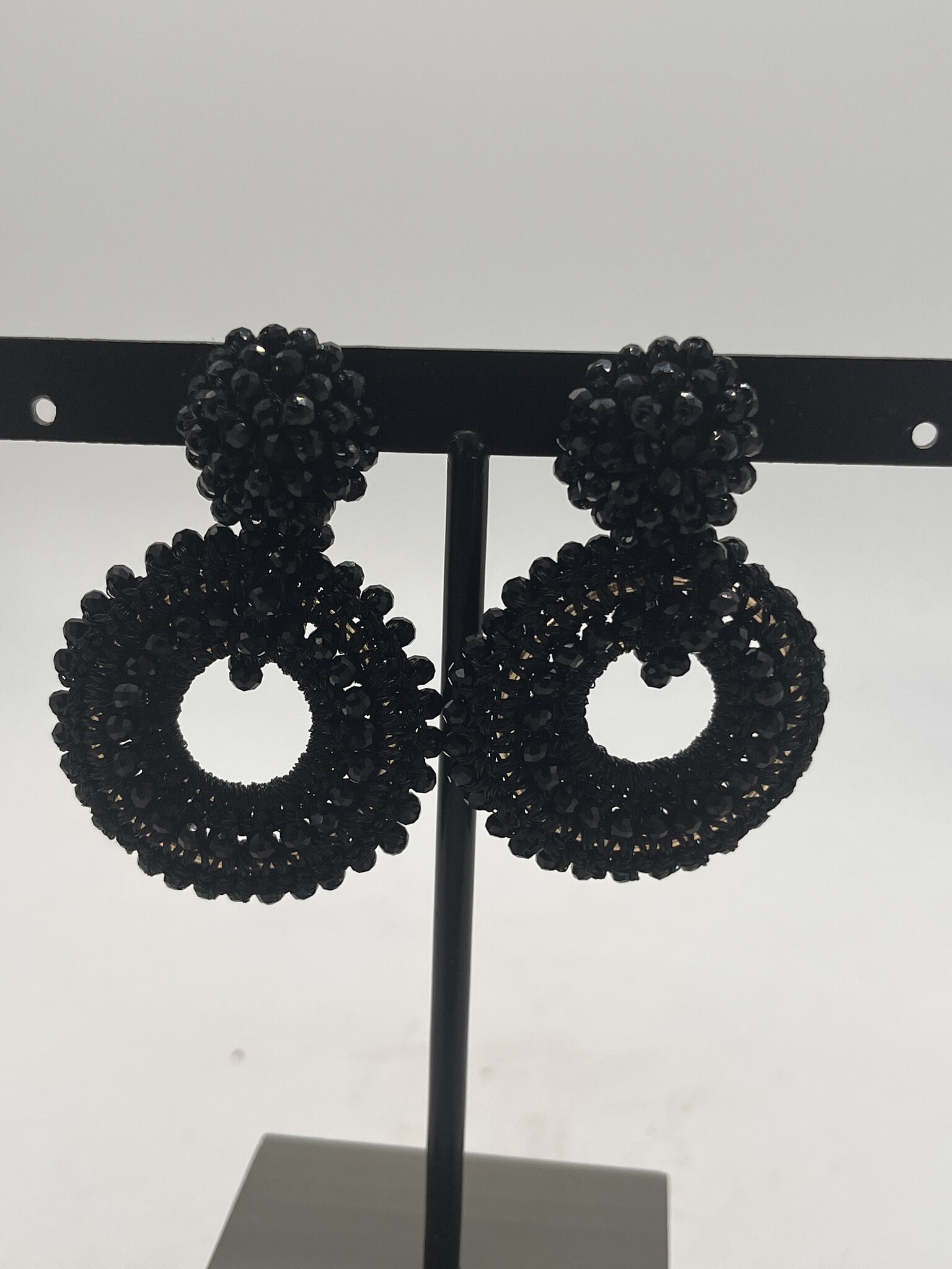 Biba Oorbellen Biba goud/zwart