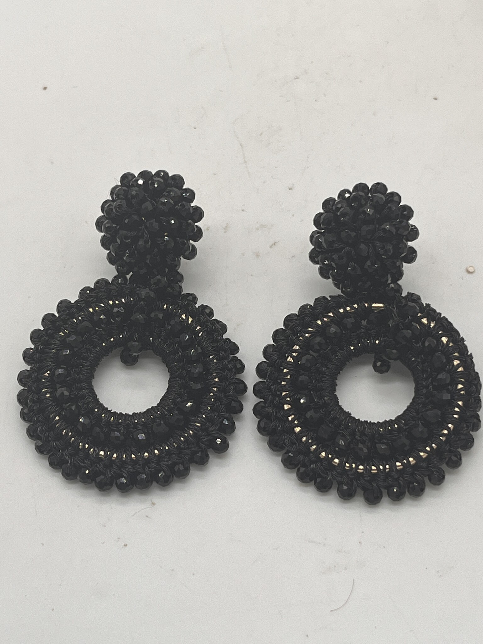 Biba Oorbellen Biba goud/zwart