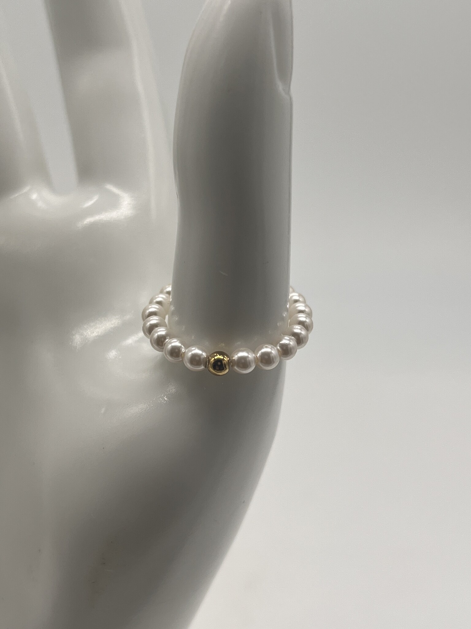 Liet&Joliet Ring Liet&Joliet goud/wit parel