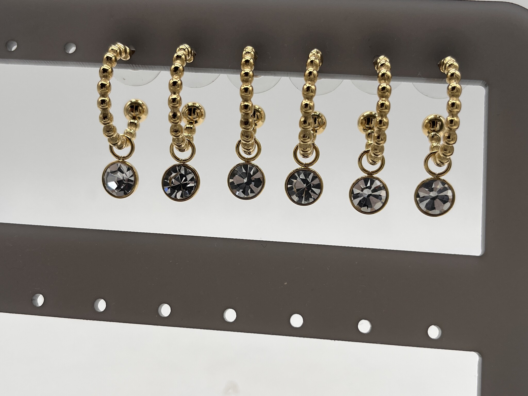 Biba Oorbellen  Liet&Joliet stainless Steel/goud