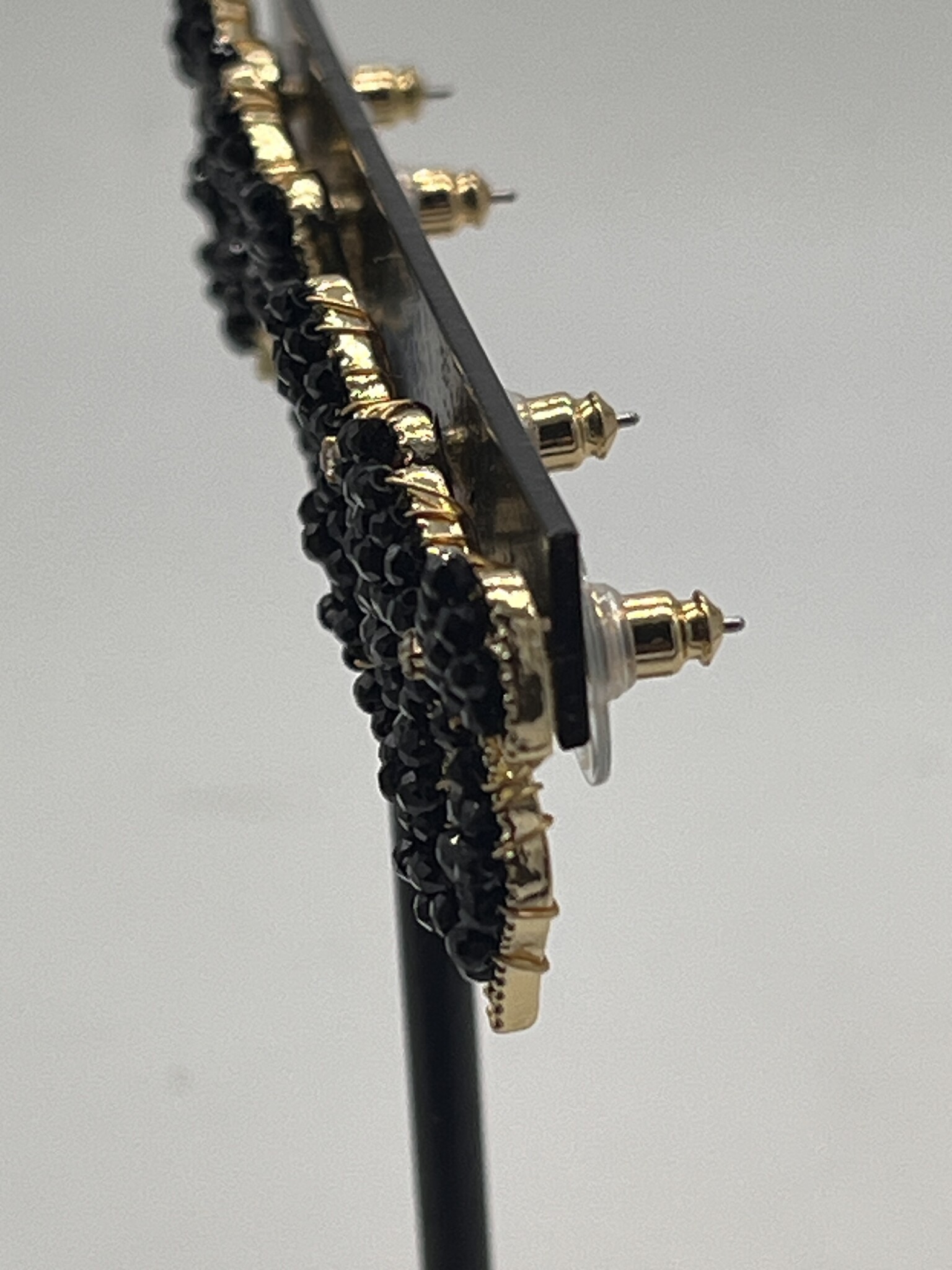 Biba Oorbellen Biba goud/zwart