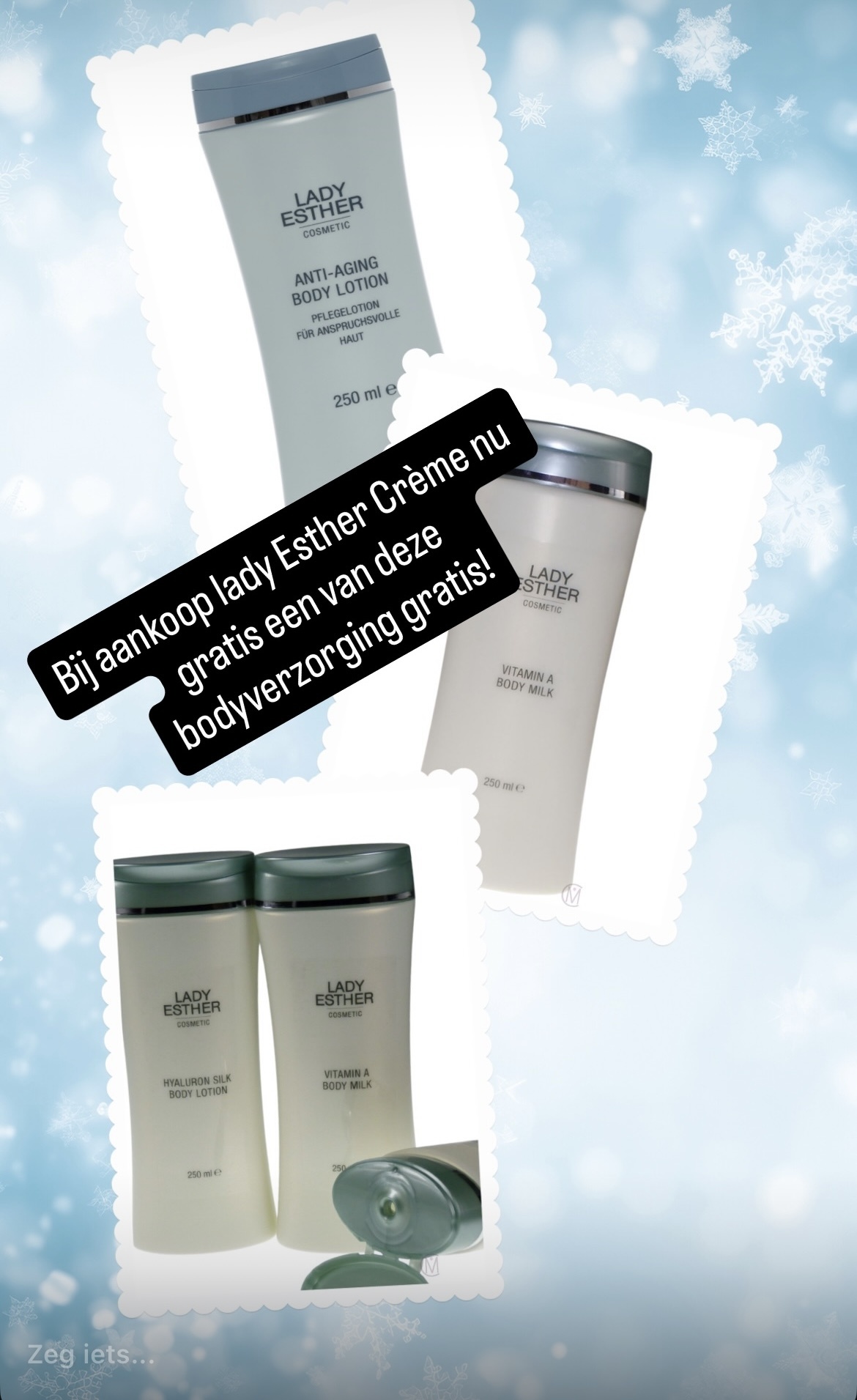 Lady Esher cosmetica  Body producten Lady Esther