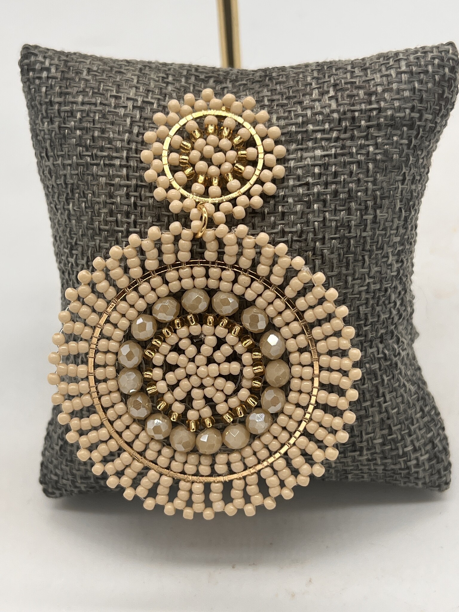 Biba Oorbellen Biba taupe