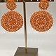 Biba  Oorbellen goud oranje