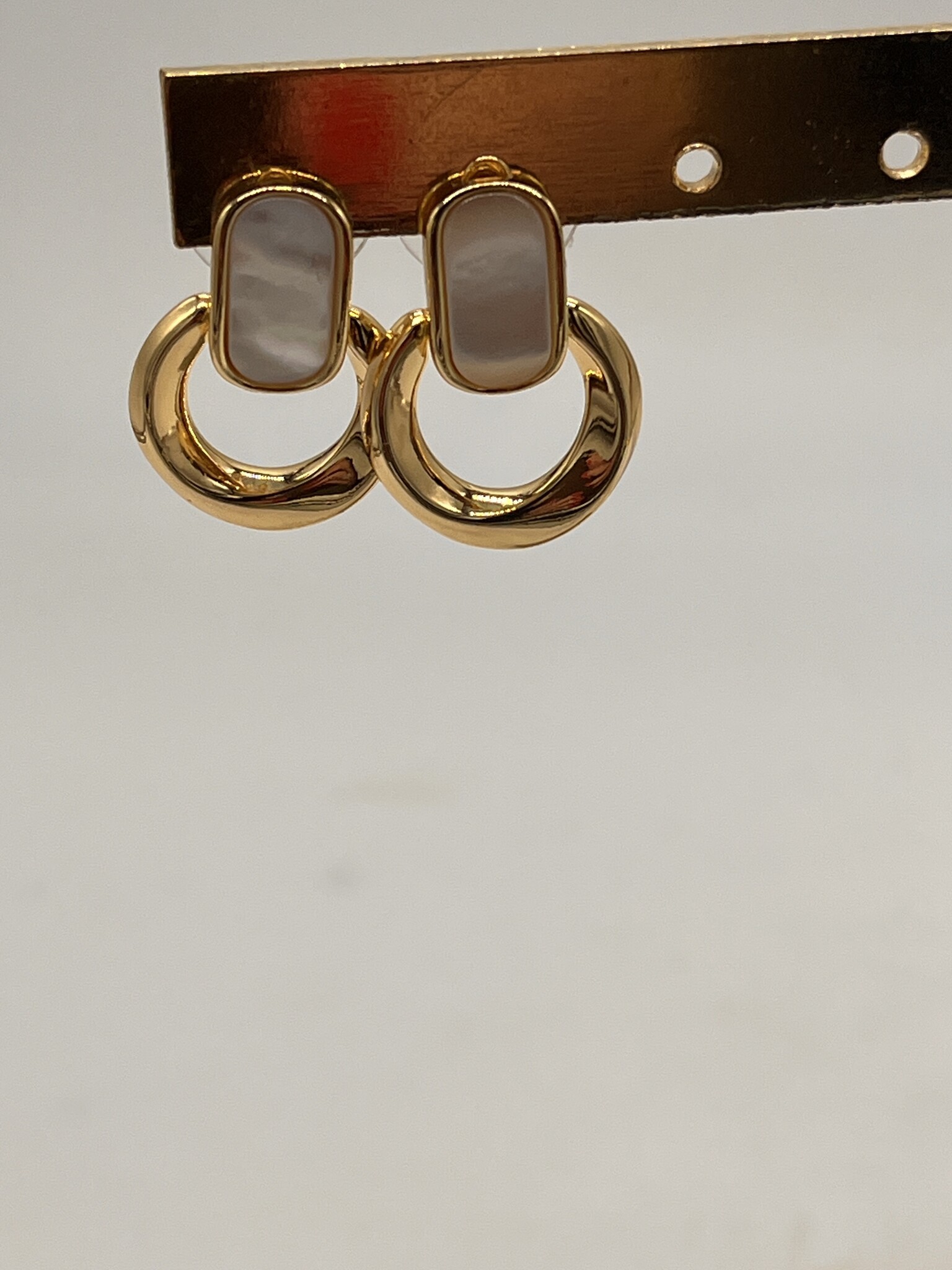 Biba Oorbellen Biba goud/wit