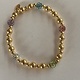 Biba  Armbandje Biba goud/paars/blauw/groen/roze/lila