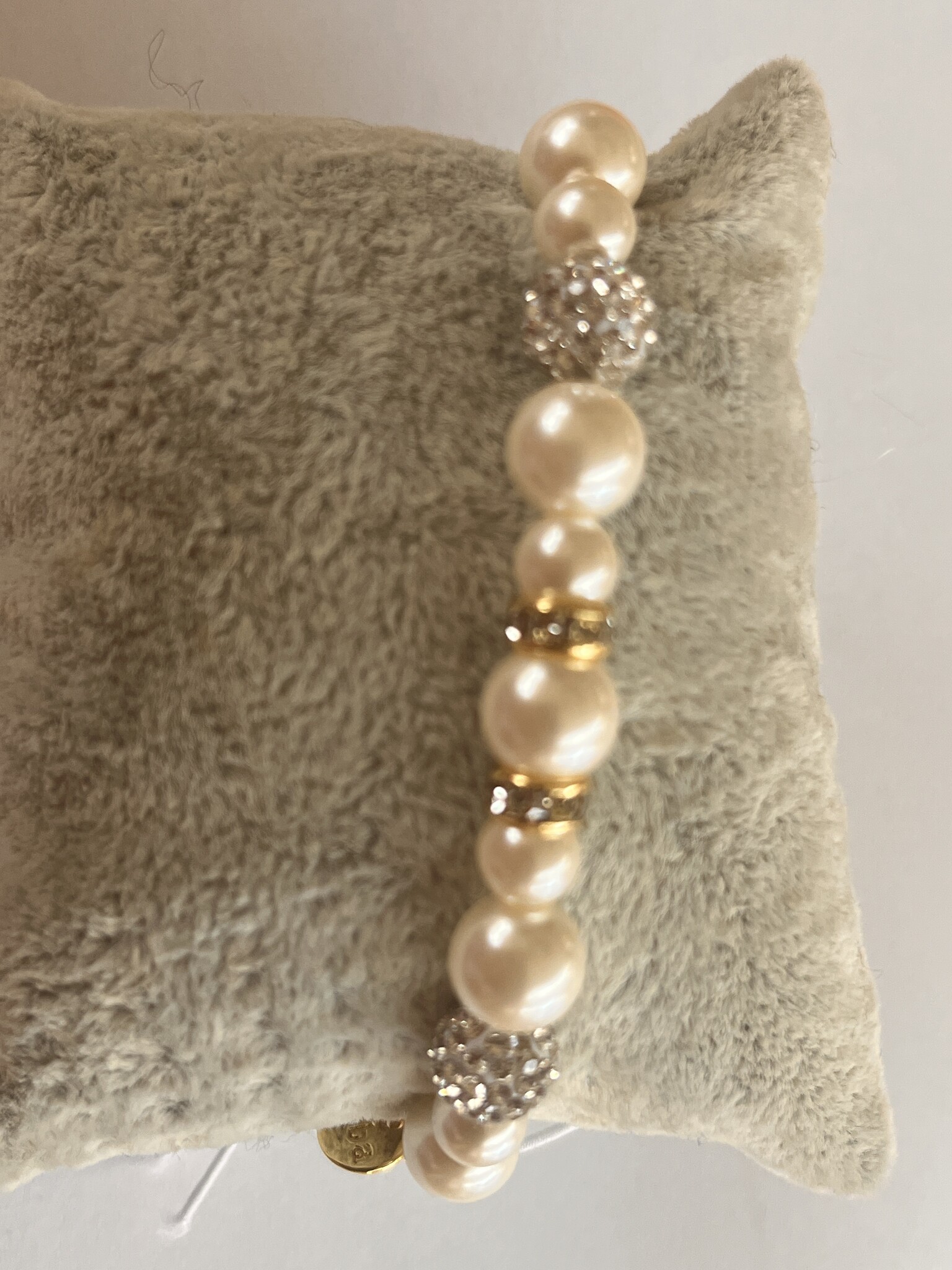 Biba Armbandje Biba parels/zilver