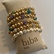 Biba Armbandje Biba parels/zilver