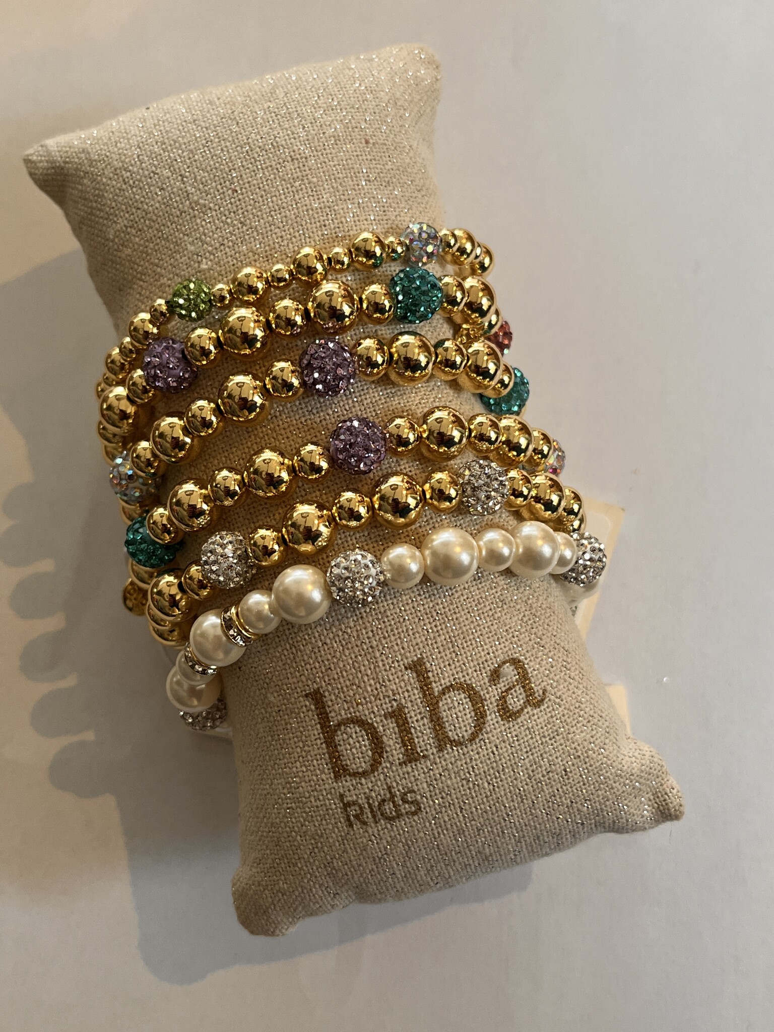 Biba Armbandje Biba parels/zilver