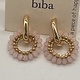 Biba Oorbellen Biba goud/roze