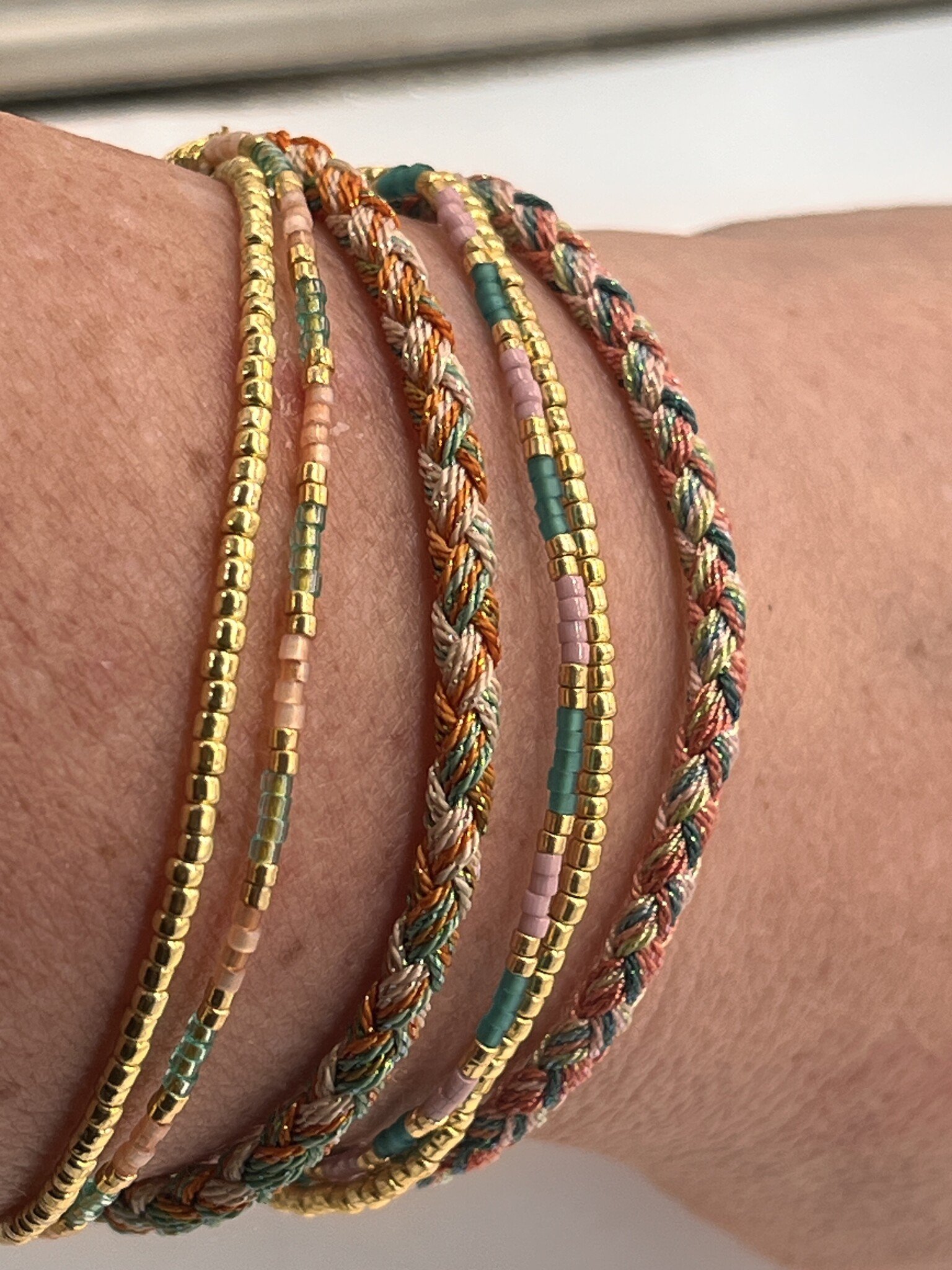 Biba Armbandje Biba goud/mix