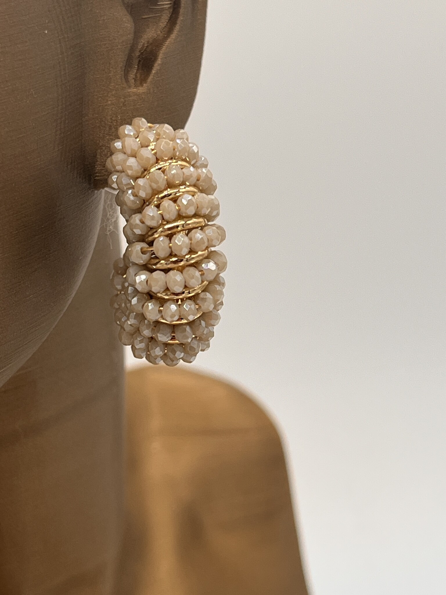 Biba Oorbellen Biba goud/beige