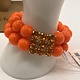 Biba Armbandje Biba goud/oranje