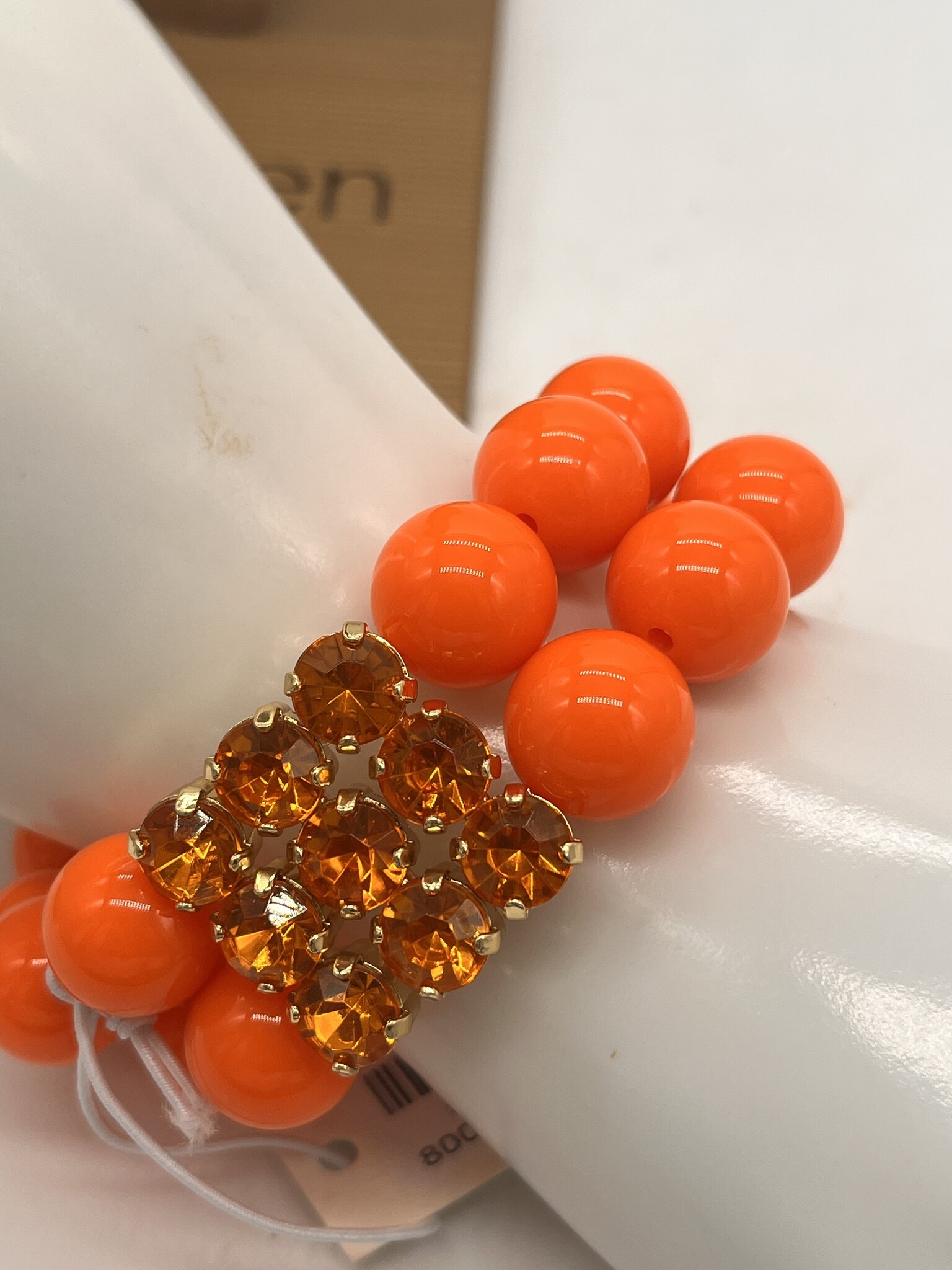 Biba Armbandje Biba goud/oranje