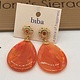 Biba Oorbellen Biba goud/oranje