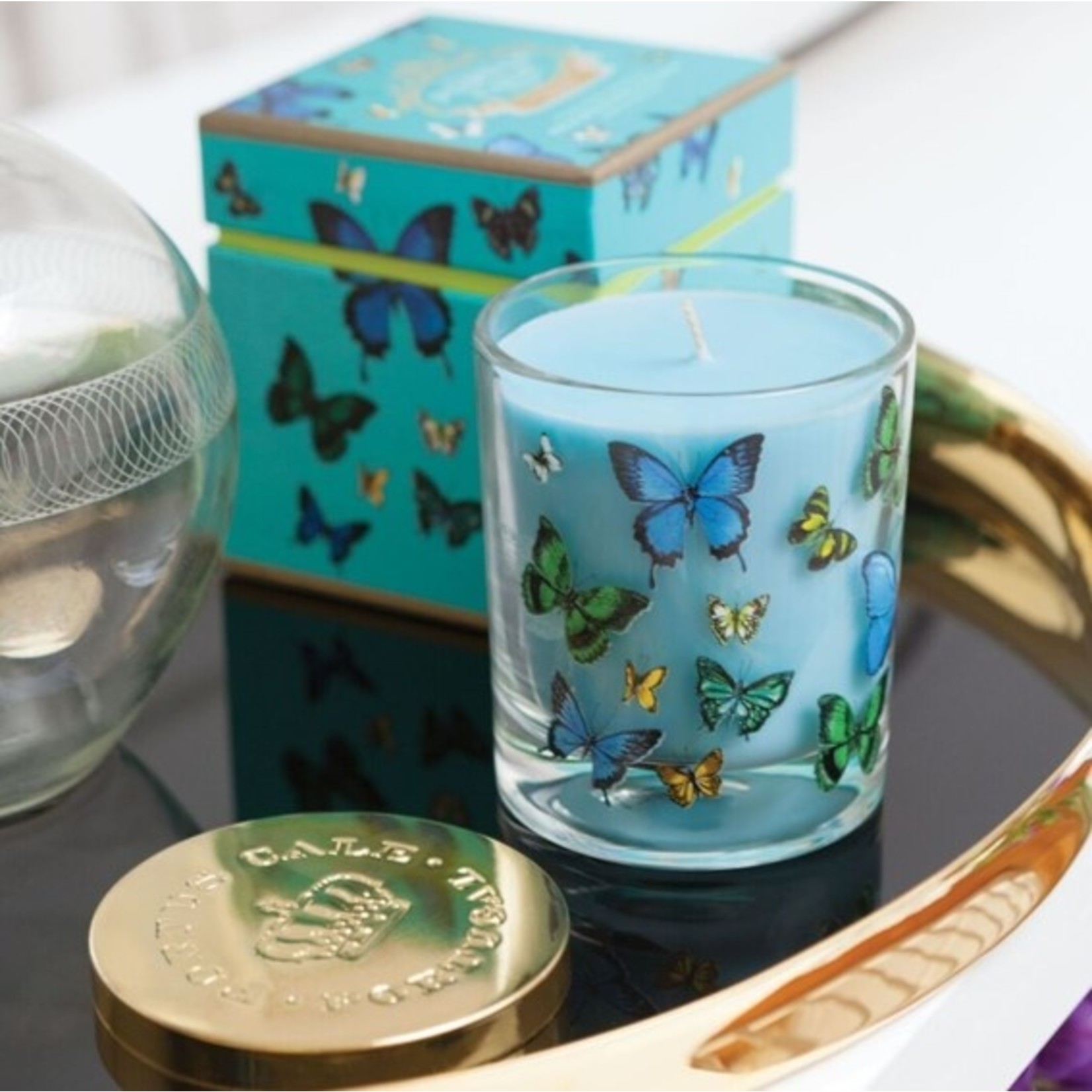 Portus Cale Scented Candle Butterflies