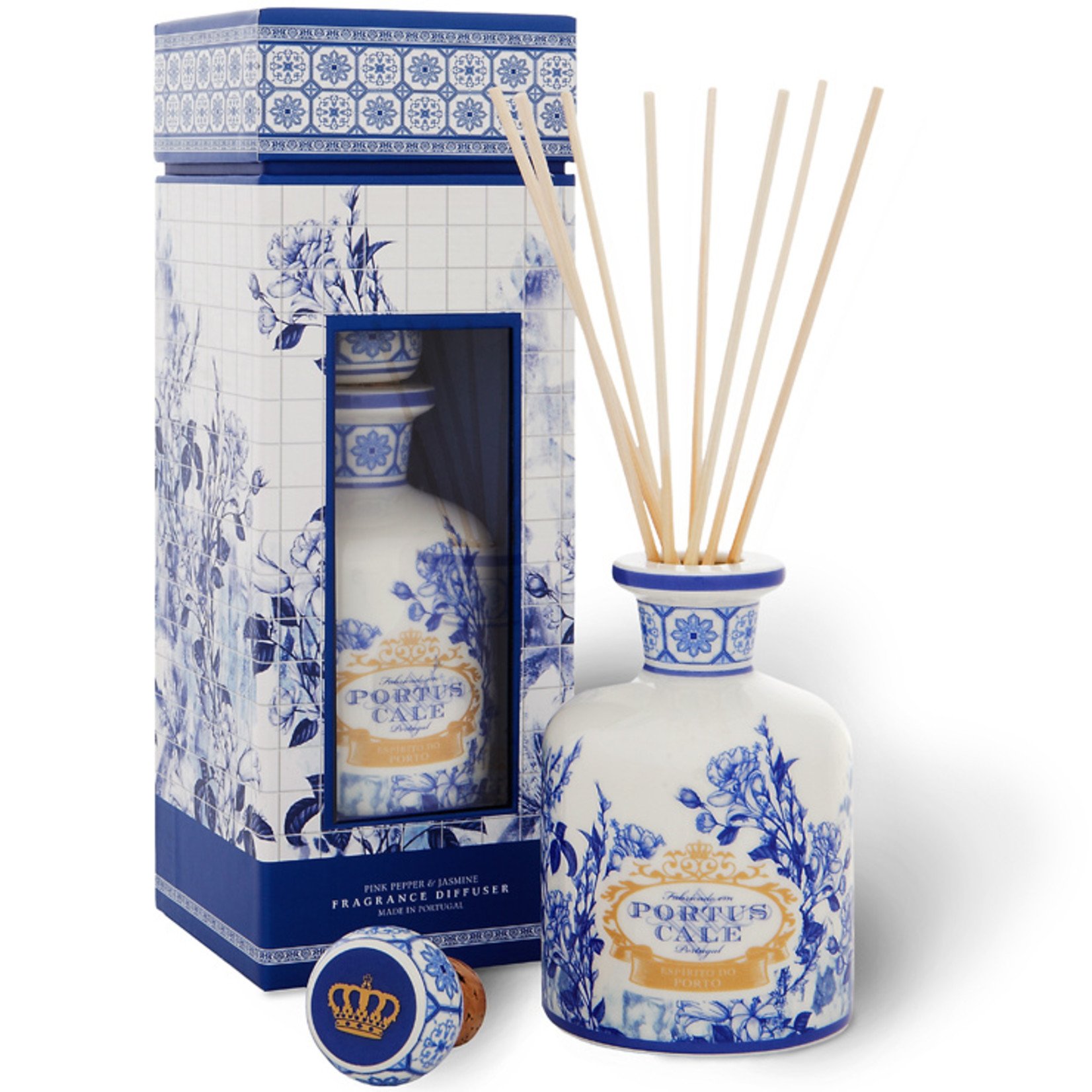 Portus Cale Fragrance Diffuser Gold & Blue