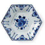 Royal Delft schaal 6-kant