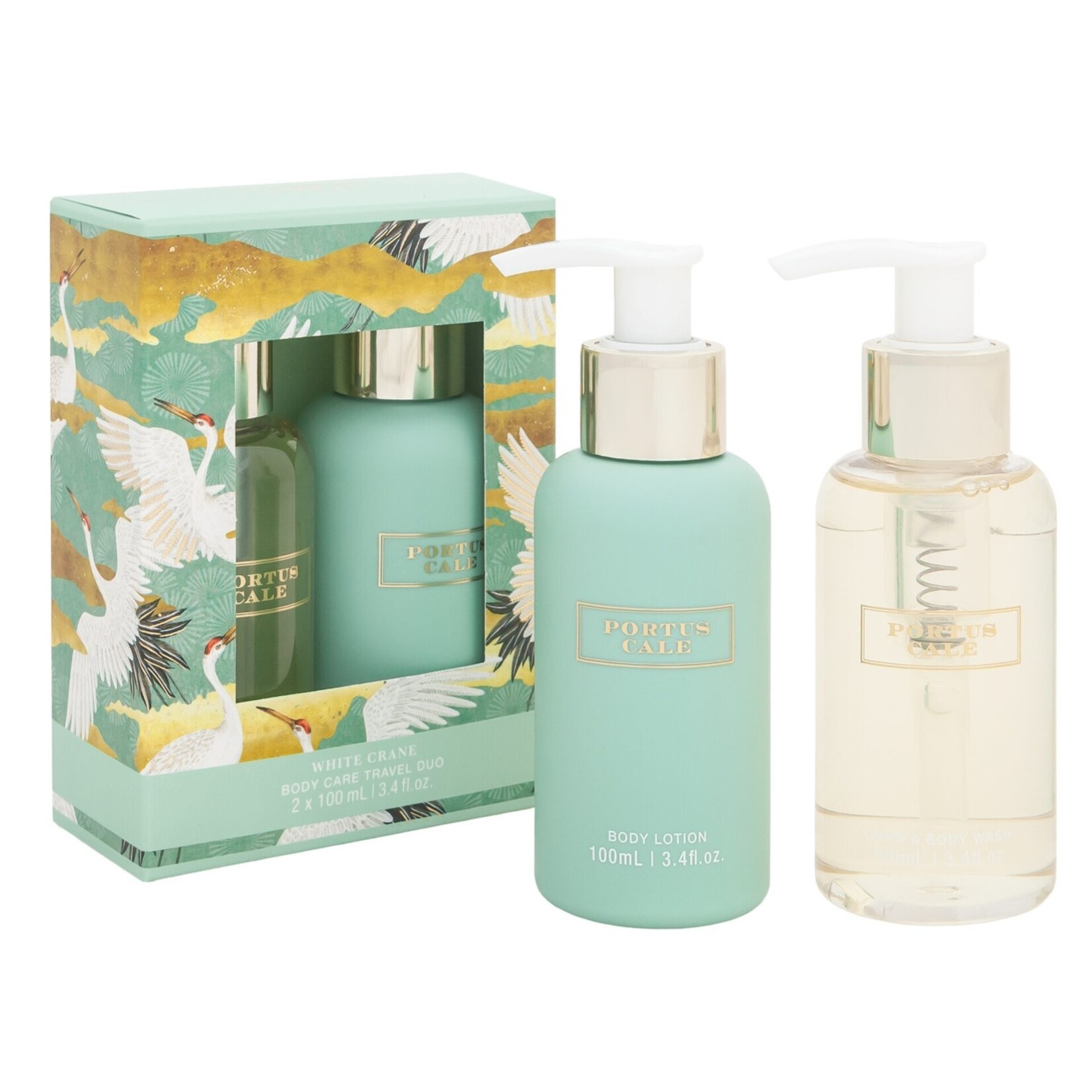 Portus Cale Body Care Travel Duo White Crane