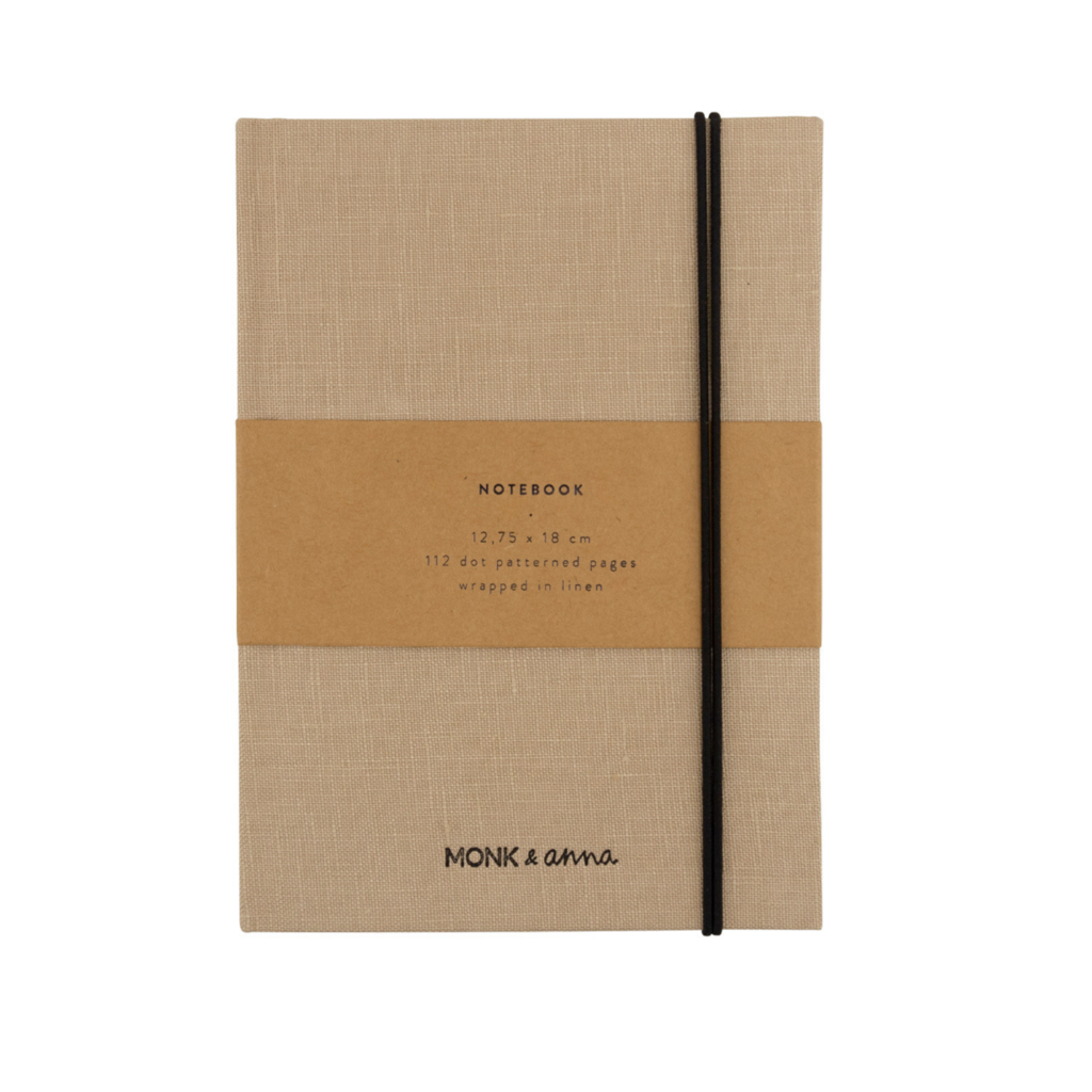 MONK & ANNA notebook S | linen