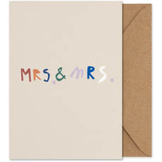 PAPER COLLECTIVE PAPER COLLECTIVE Art card A5 Mrs. & Mrs.