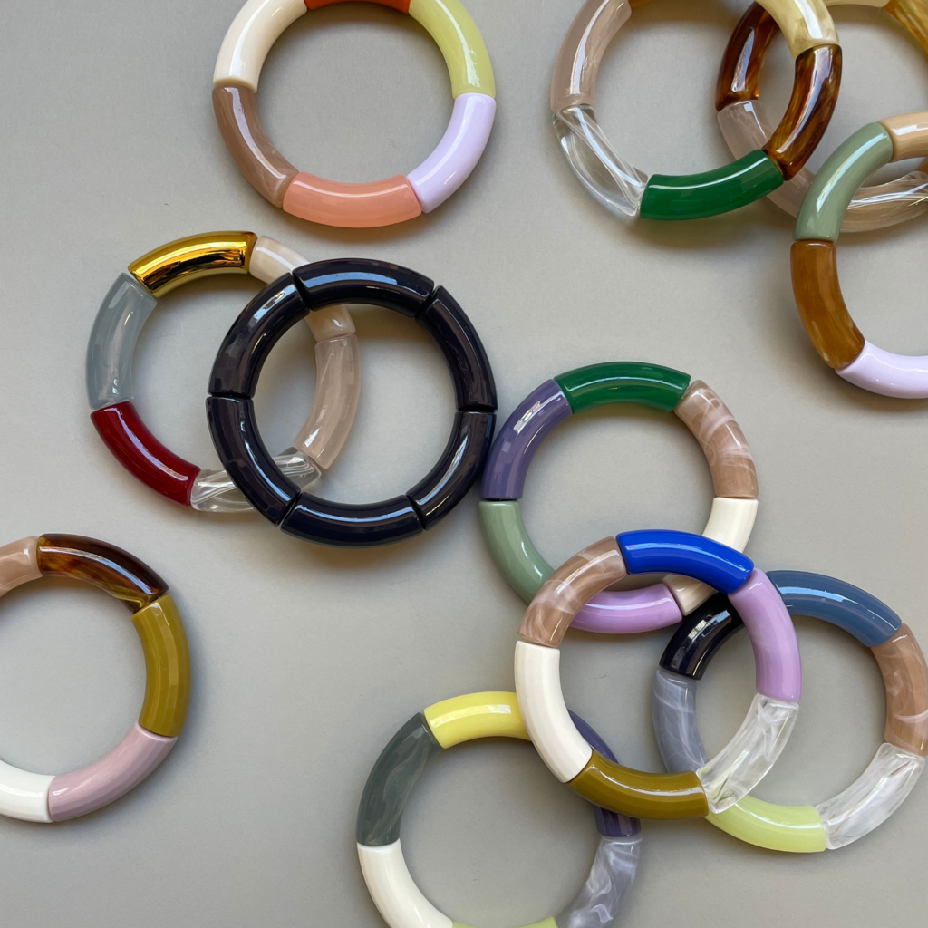 BYBJOR BYBJOR Armband Colorful Rainbow Tube