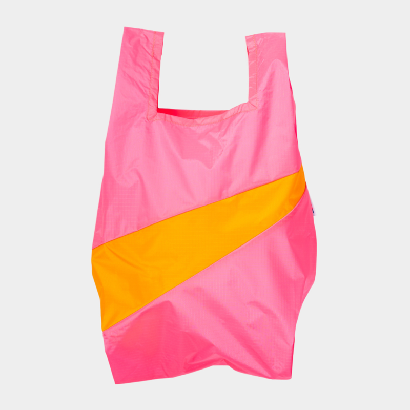 SUSAN BIJL SUSAN BIJL Shoppingbag 'SHIFT' Fluo Pink & Arise Medium