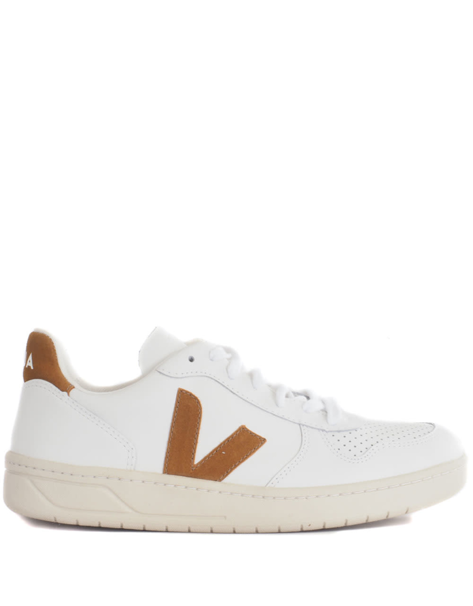 Veja Sneaker V10 White/Camel - Palazzo Domburg