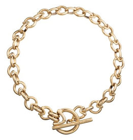 Uno de 50 Schakel ketting COL1618 goud