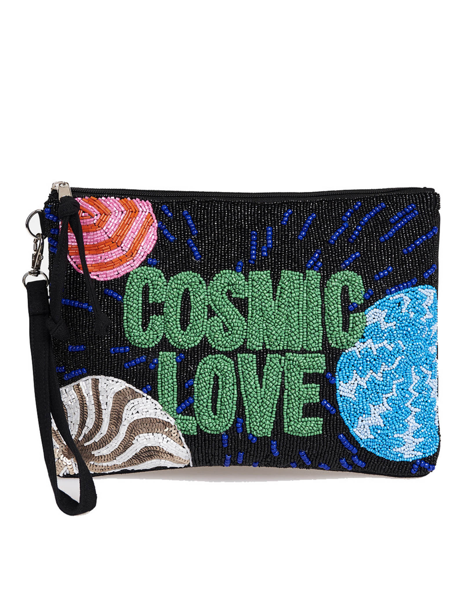 Essentiel Pouch Calaghan Beaded Black