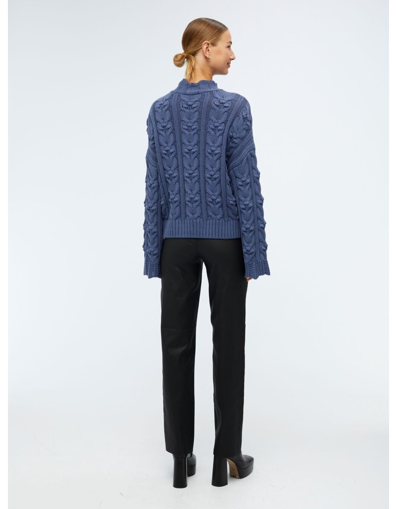 Object Jemmy Knit pullover Blauw