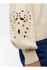 Reynard l/s knit pullover sandsh.