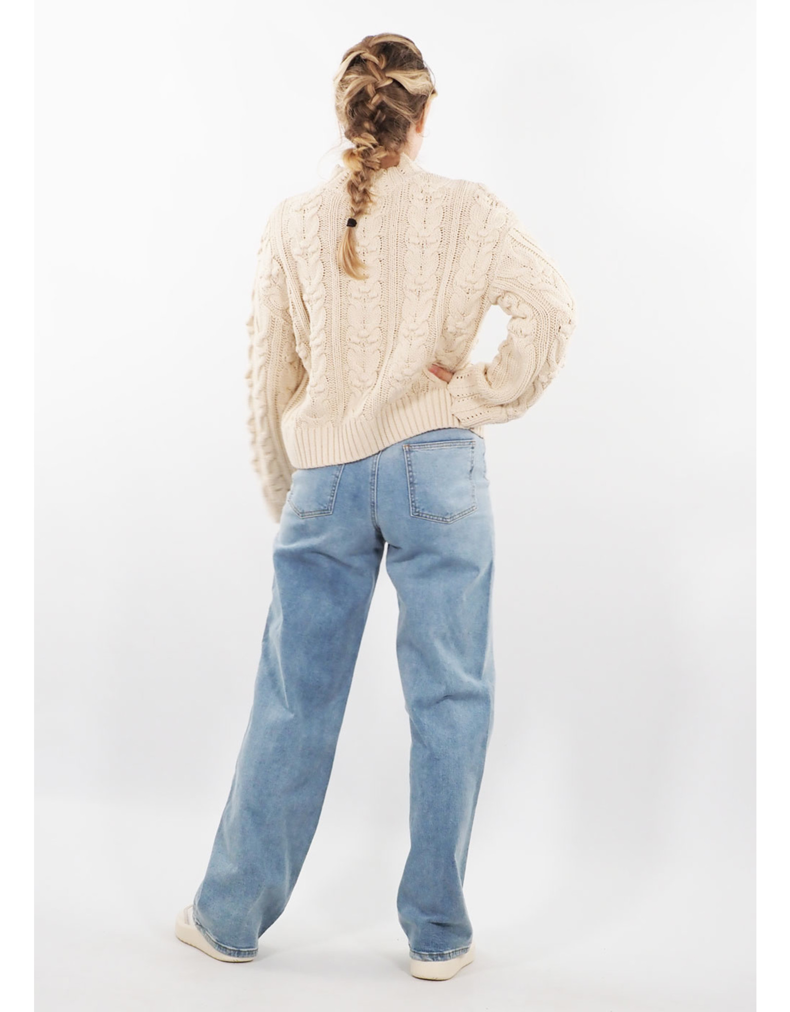 Object Jemmy Knit Pullover Zandkleur