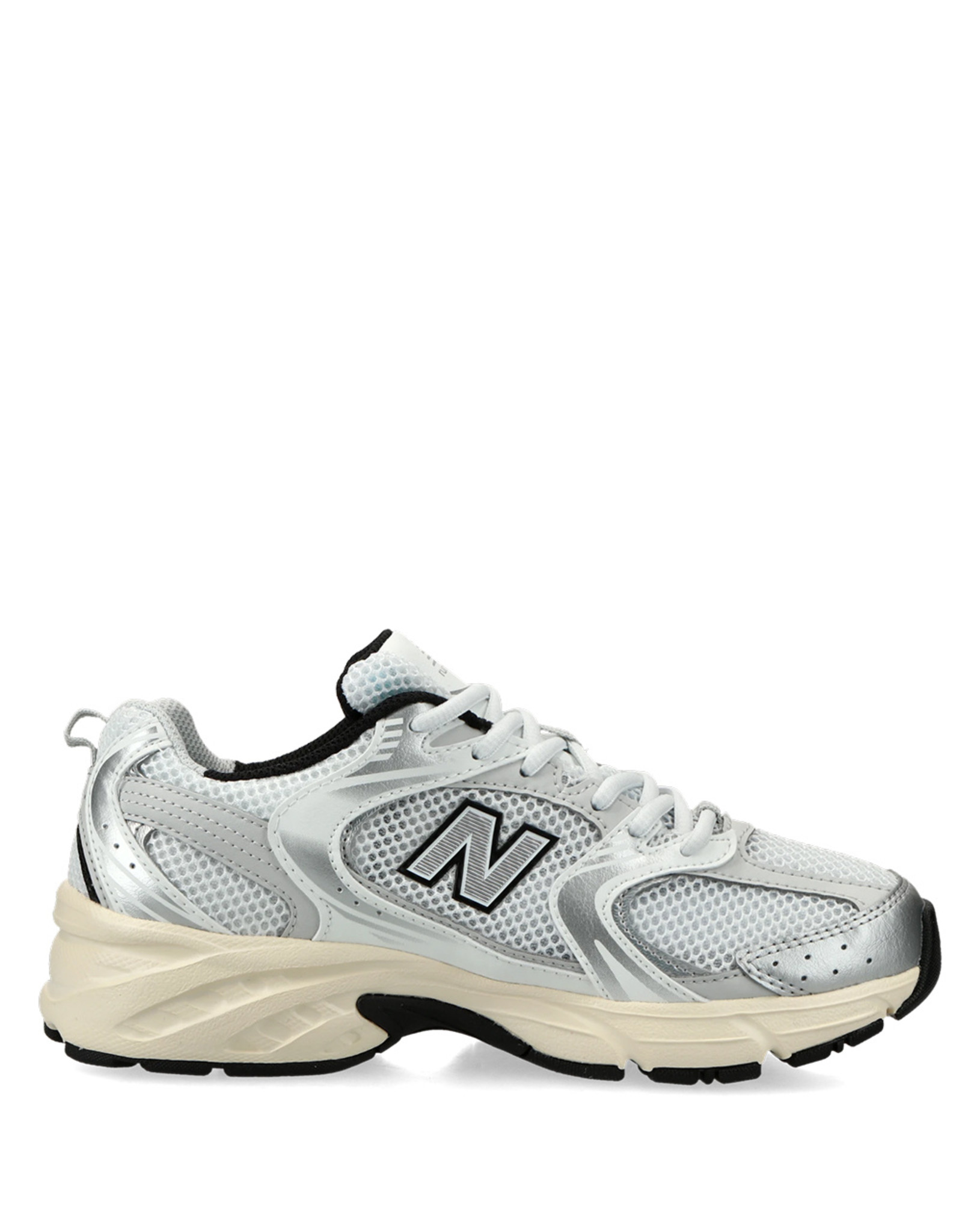 New Balance Sneaker Metallic White/Silver MR530TA