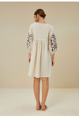By-Bar Dress Philou embr. Sand
