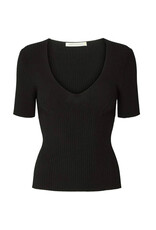 Rabens Saloner Fabia Short Top Black