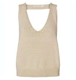 Rabens Saloner Gelila Tank Top Chalk