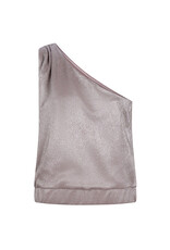 Dante 6 Top Mae One Shoulder Silver