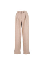 Aimee Fleur pants herringbone sand-off white