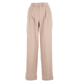 Aimee Fleur pants herringbone sand-off white