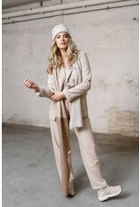 Aimee Fleur pants herringbone sand-off white